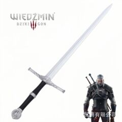 COS道具呪術師3狂猟白狼剣猟魔人西洋剣リヴィアジェロットゲームPU子供玩具