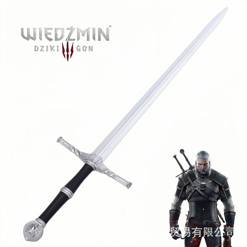 The Witcher 3: Wild Hunt White Wolf Sword, the Witcher Geralt, Game Pu Children's Toy, Harry Potter Wand