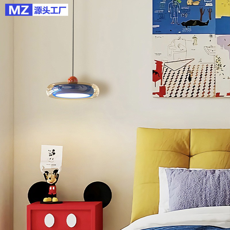 2025 New Children's Room Chandelier Cartoon Cute Bedroom Bedside Lamp Modern Casual Creative Personalized Restaurant Lamps