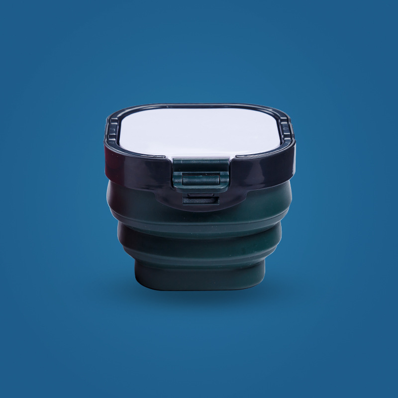 Xiupu cubo plegable arte acuarela herramienta traje multifunción pigmento caja hidratante paleta