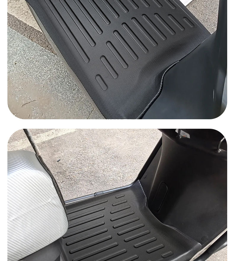 Suitable for Yadi T35-W Electric Vehicles, Thickened Waterproof and Anti-Slip Soft Rubber Foot Pads, Special Foot Pads for Electric Motorcycles
