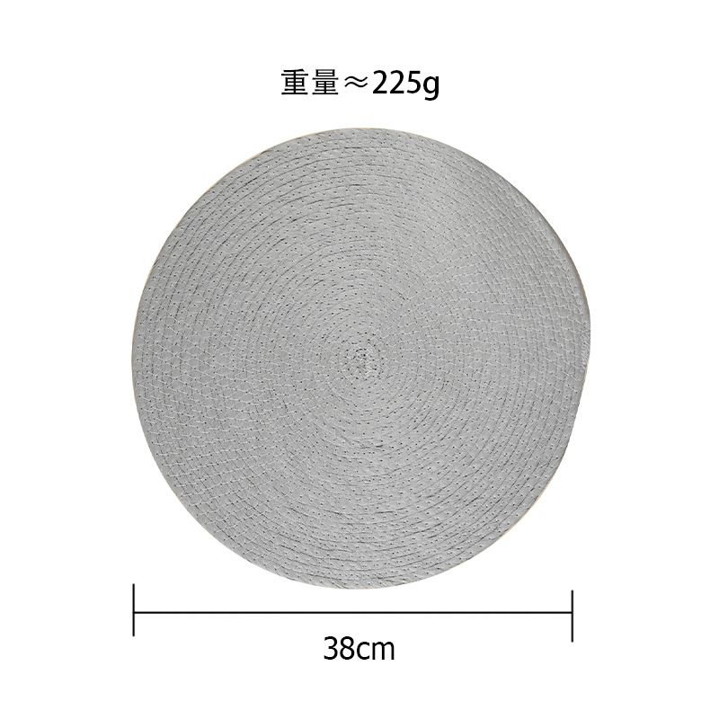 Comercio electrónico transfronterizo exclusivo para colchones aislantes de color natural japonés almohadillas de yute ecológicas almohadillas de maíz almohadillas de tazón de cuero almohadillas de agua