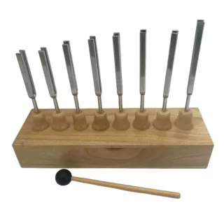 钢制品质音叉8只装音乐音叉组教学音叉组厂家直销256-512HZ带音箱