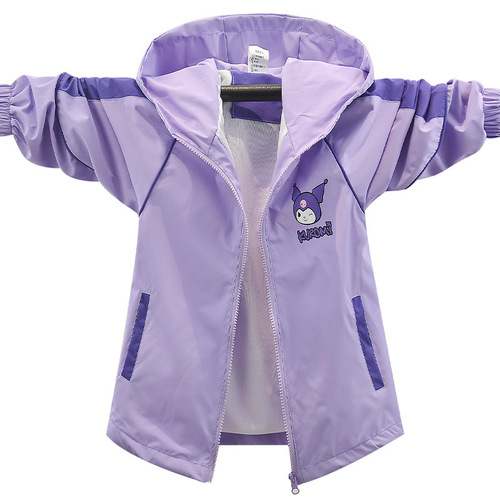 2024 New Autumn Women's Children's Jacket Spring and Autumn Season Kids Windproof Jacket Plaid Jacket Children's Fashion