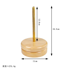 毛线绕线工具榉木毛线轴织毛衣钩针编织工具手工收纳毛线绕线轴包