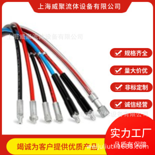 High pressure hydraulic hose, high pressure oil pipe HX-10-4 6SP MAX WP 1600BAR PSI MIN BP