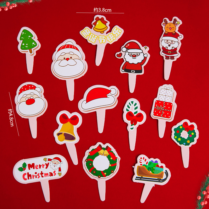 Christmas grass rim pointed card 140 pieces