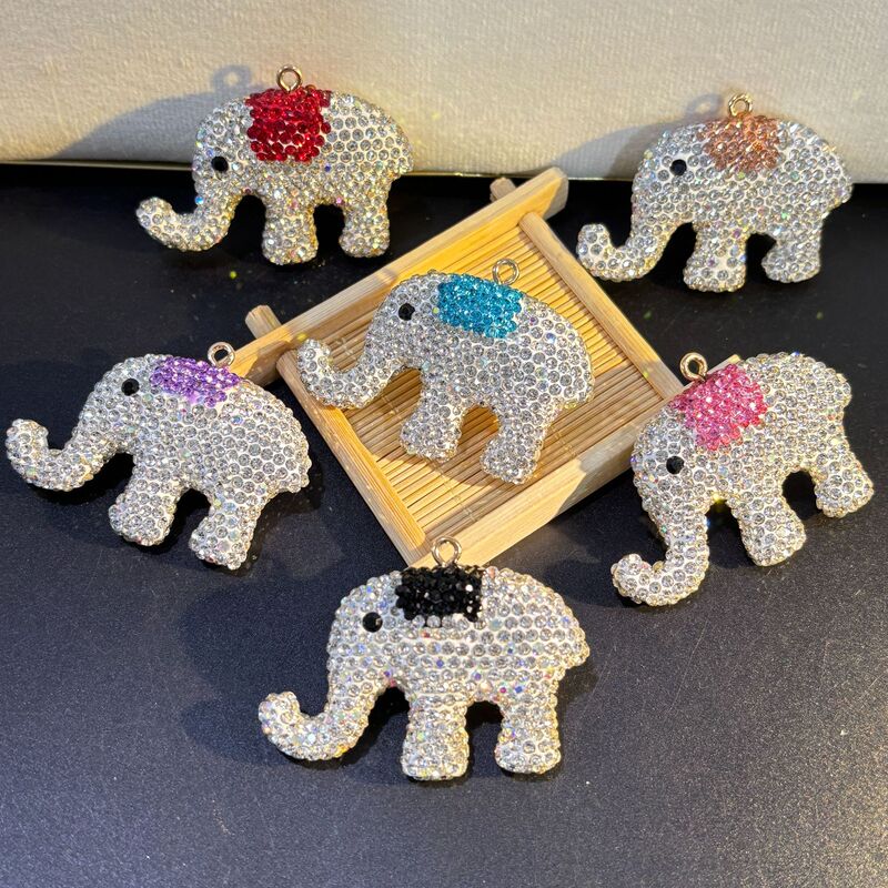 Amazon's Best-Selling New Elephant Keychain with Rhinestones and Sparkling Diamonds, Wholesale Small Gifts, Women's Bag Charms Amazon's Best-Selling New Elephant Keychain with Rhinestones and Sparkling Diamonds, Wholesale Small Gifts, Women's Bag Charms