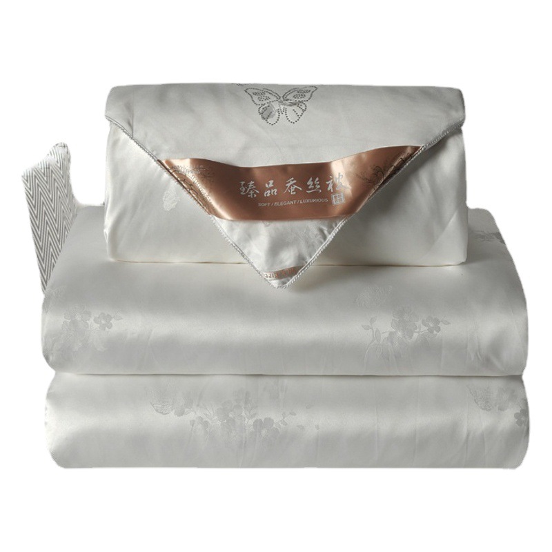Gift box order flower mulberry silk quilt thickened warm autumn and winter quilt core single double quilt core will sell gifts wholesale