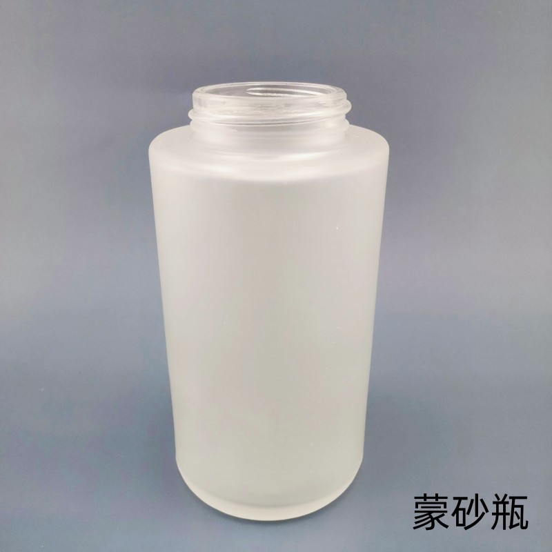 Lavador de manos marrón Botella espumante Champú Gel de ducha Botella de dispensador de jabón 304 Mousse de acero inoxidable Presión