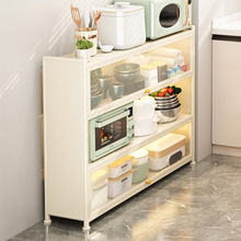 厨房置物架橱柜现代简约茶水柜客厅小家电一体柜微波炉靠墙餐边柜