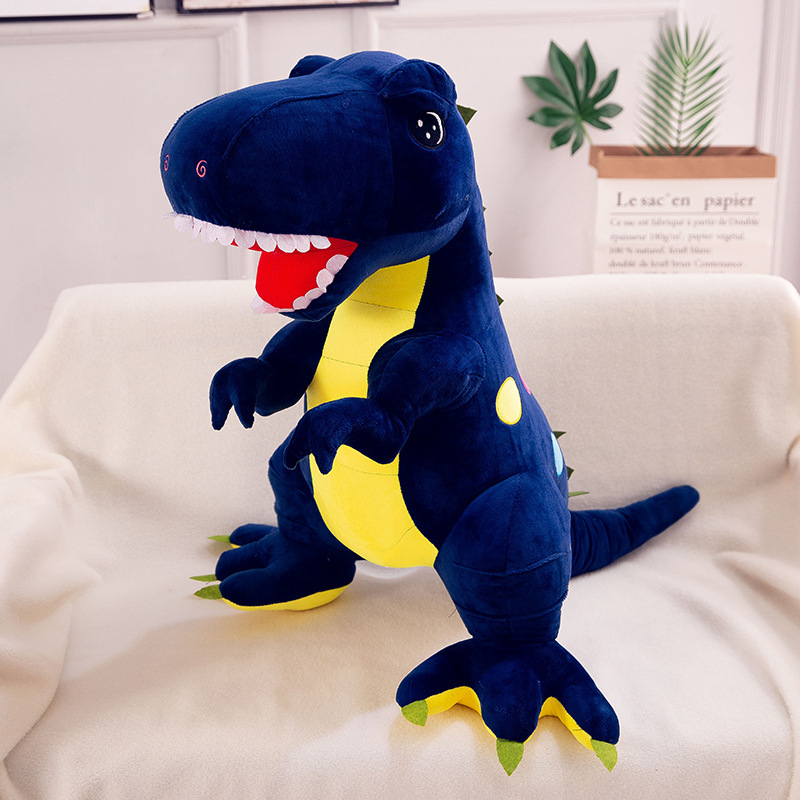 Lindo juguete de dinosaurio Tyrannosaurus rex muñeco de peluche muñeco de dibujos animados muñeco creativo regalo de vacaciones para niños agarre bebé
