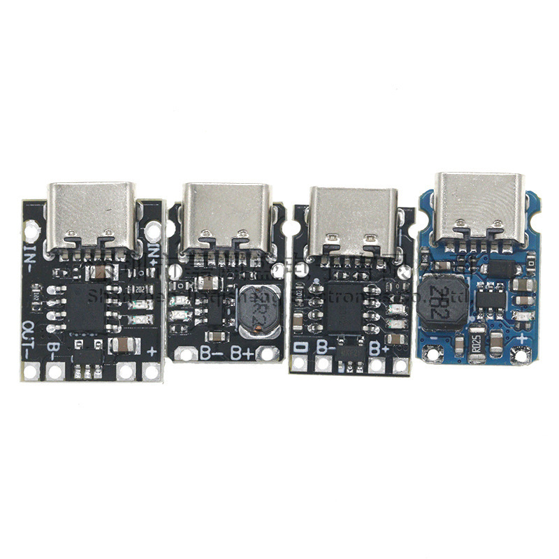 5v充放電一体モジュール3.7v 4.2v18650リチウム電池充電昇圧電源ボード保護type-c|undefined
