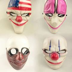 Cross-border sourcing clown mask funny harvest day dance party full-face plastic props wholesale