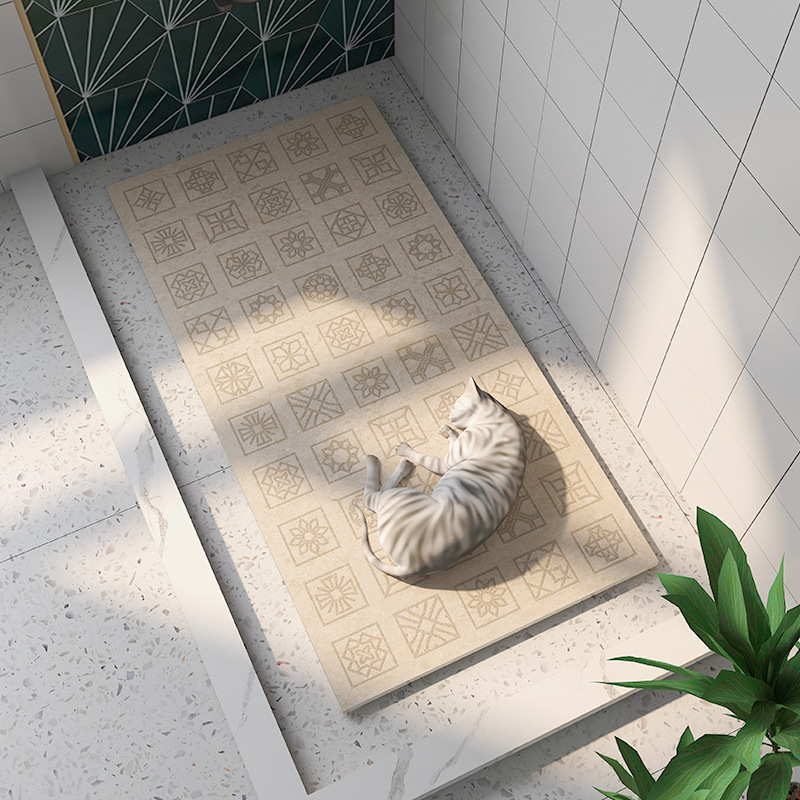 卫生间瓷砖地砖浴室防滑垫地板砖通体砖垫脚石淋浴房地板石淋浴板|ms