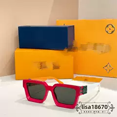 L Millionaire Fashion Square Frame Sunglasses Ins Influencer Women's Unisex Acetate Sunglasses Men 96006