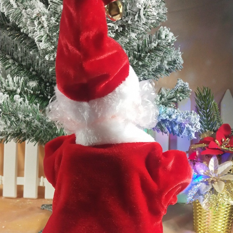 Juguetes navideños creativos, caja de música navideña con vientre de 30cm, regalos de Navidad, decoraciones de regalo