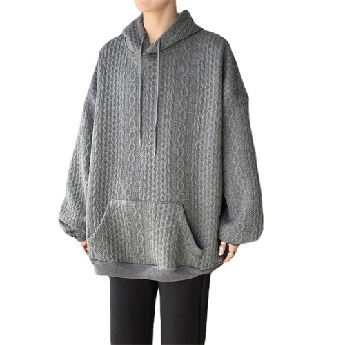 Men's Hooded Sweatshirt Autumn Trend Brand Long-Sleeve Hooded Jacket Spring and Autumn Style Men's White Hooded Top