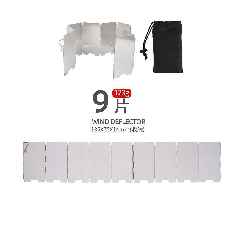미니 9피스 윈드 디플렉터 [무료 보관 가방]