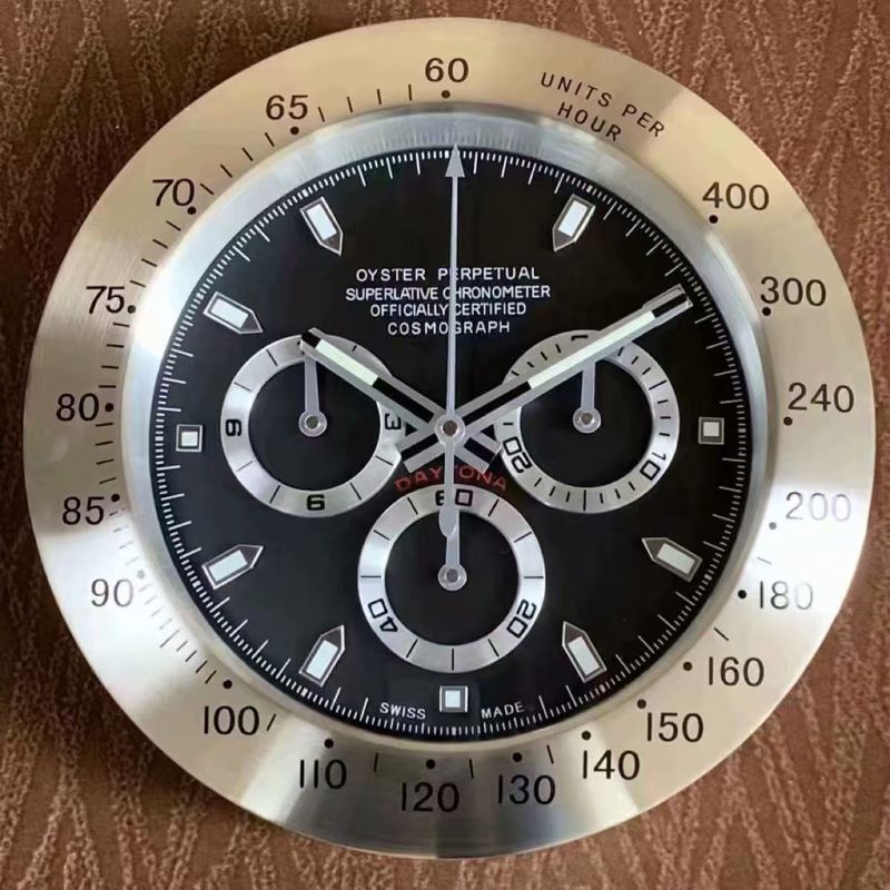 一件起批金属不锈钢夜光客厅挂钟GMT静音钟表专供出口Wall clock|undefined