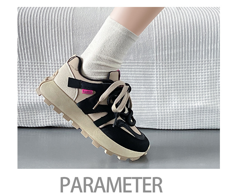 Instagram coréen nouveau Forrest Gump chaussures pour femmes 2024 printemps et automne étudiant sport chaussures de course décontracté semelle épaisse augmentation de la hauteur_voghion.com