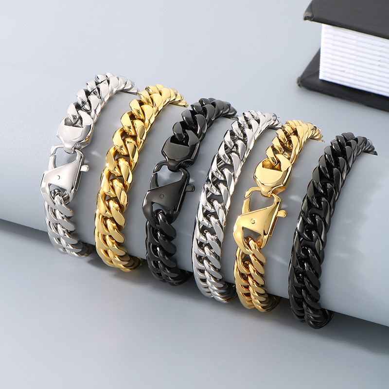 35g Weight Chain Necklace, Necklace Classification Cuban Link Chain Curb Chain Chain Type 1 Piece Quantity Daily, Street Occasion Titanium Steel Material Geometric Pattern All Seasons Season Men's Gender Plating Design Streetwear Style Streetwear Geometric Titanium Steel Plating Men's Chain Necklace Necklace Men Necklace Sets 6