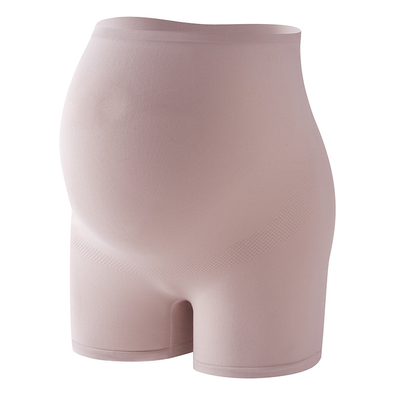 Pantalones de seguridad para mujeres embarazadas transpirables de estilo fino de verano, bragas de cintura alta, dos en uno, leggings internos antibacterianos de algodón puro