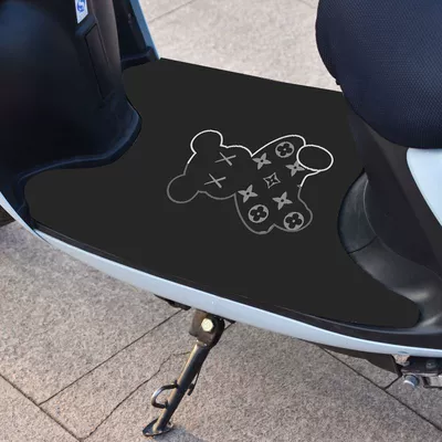 Battery Car Foot Mat Battery Car Pedal Mat Emmayadi Knife Universal Foot Mat Dirt Resistant Anti-Slip Mat Foot Mat (Electric vehicle foot mat) - black-violent-bear-25-40cm-electric-bicycle-general