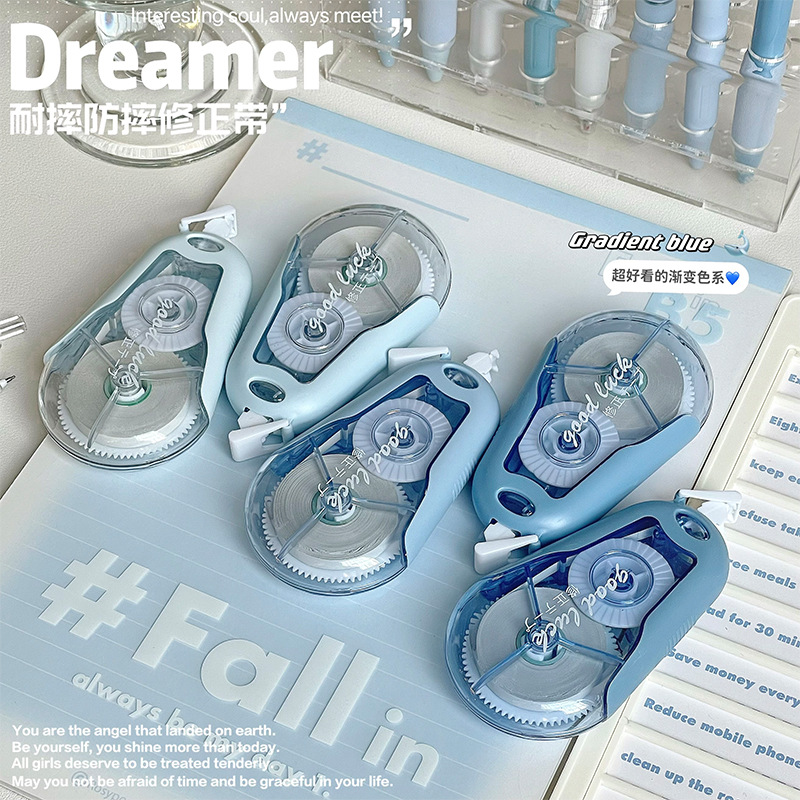 Gradiente de color de gran capacidad gruesa corrección de color anti-caída anti-choque líquido de rectificación conveniente conjunto especial para estudiantes al por mayor