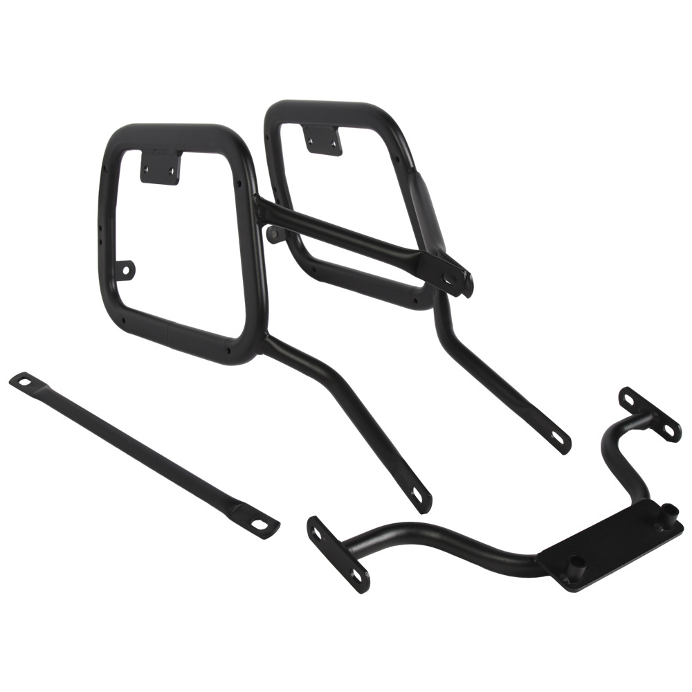 Adecuado para longxin wuji 500DS caja lateral de acero al carbono marco lateral tres caja soporte de aleación de aluminio caja lateral soporte