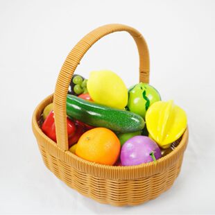 Woven set handmade, handheld basket, storage system