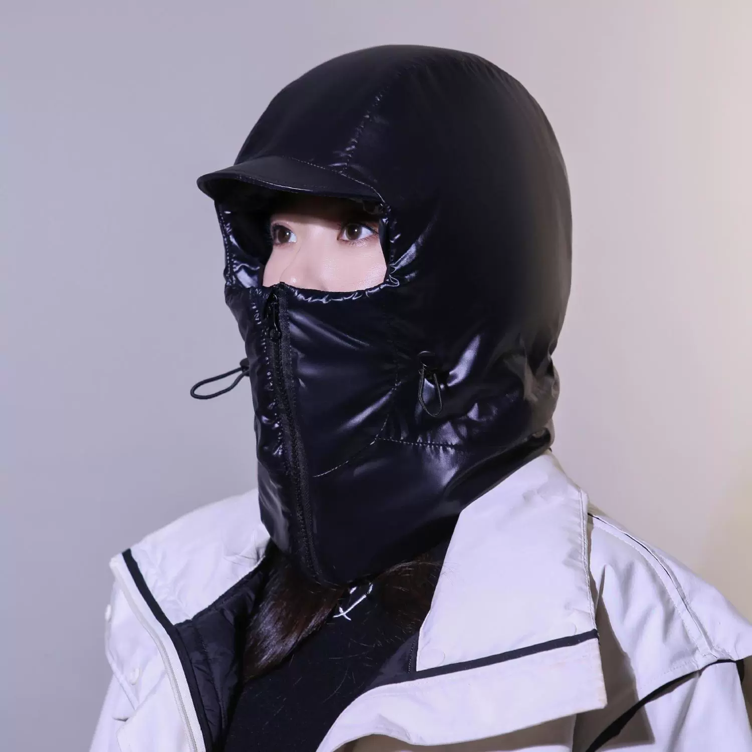 Новая зимняя пуховая шапка женский утолщенный зимний теплый ухо