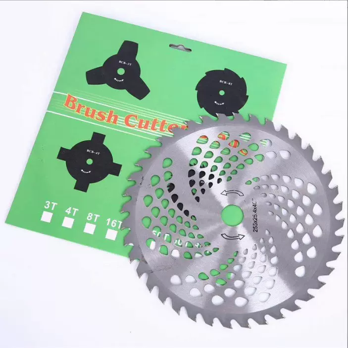 255割草机刀片合金10寸40T 60T 80T割灌机刀片割草片园林配件打草