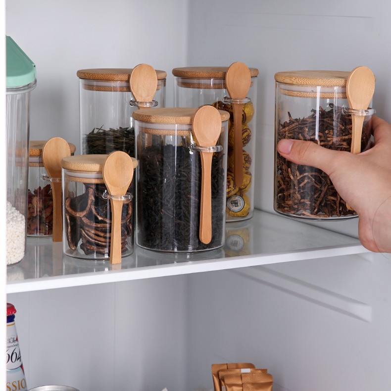 Transparent Sealed Jar, Tea Jar, Spice Jar, Tangerine Peel Storage Jar, Storage Jar, Storage Bottle, Spice Bottle, Cross-Border Shipping