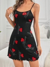 W 37305 Printed Camisole Nightgown ӡ������˯ȹ �羳��Ӧ