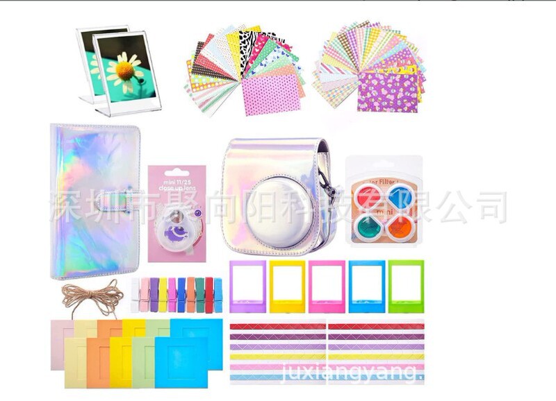 Polaroid camera instax mini 11 accessory set filter 108 photo album selfie mirror desktop photo frame