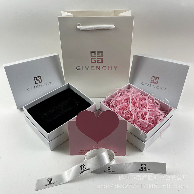 Caja de lápiz labial de gran nombre Y caja de regalo de oro pequeño verde caja de embalaje antigua bolsa de regalo Ama labio CH bolsa de regalo H caja de regalo