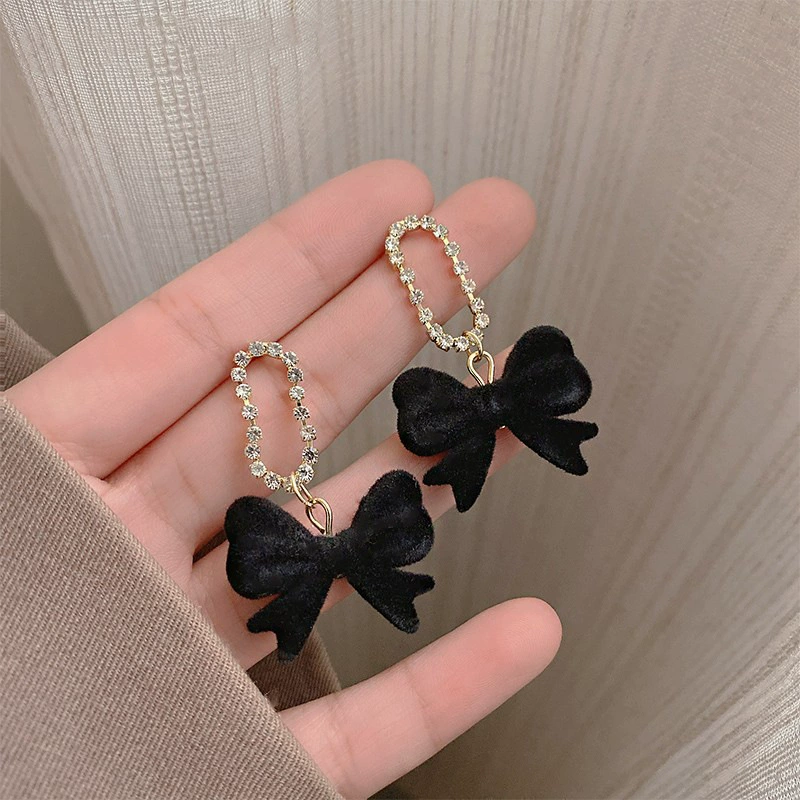 Серебряная игла, универсальные модные длинные серьги из жемчуга, серебро 925 пробы, интернет-знаменитость