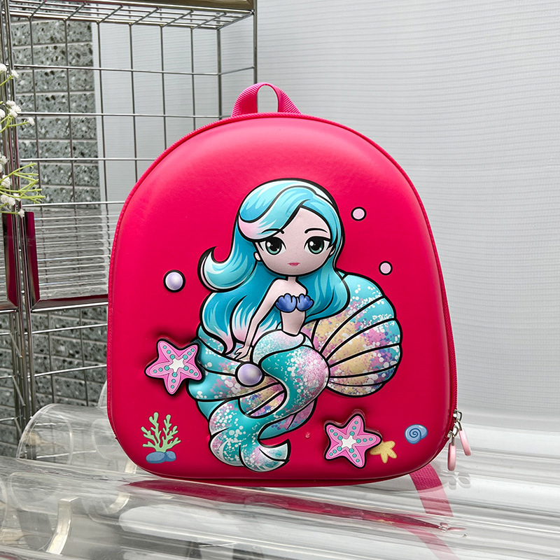 Bolsos de caja dura para niños EVA lindos bolsos de dibujos animados para niños y niñas jardín de infantes clase pequeña mochila de moda