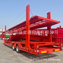 出口轿运车 商品车物流轿车运输半挂车 带跳轿运车 鹅颈可抽拉