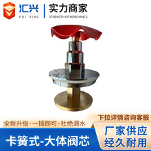 厂家批发 4/6分卡簧式阀芯大体全铜截止阀配件PE/PPR水管开关阀门