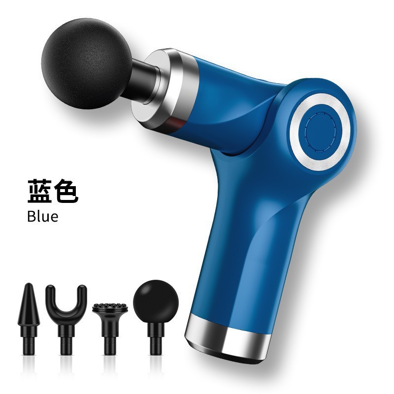 ミニクロスボーダー筋膜ガン家庭用ポータブルプロフェッショナルフィットネス筋肉リラクサー充電式小型マッサージ筋膜ガン|undefined