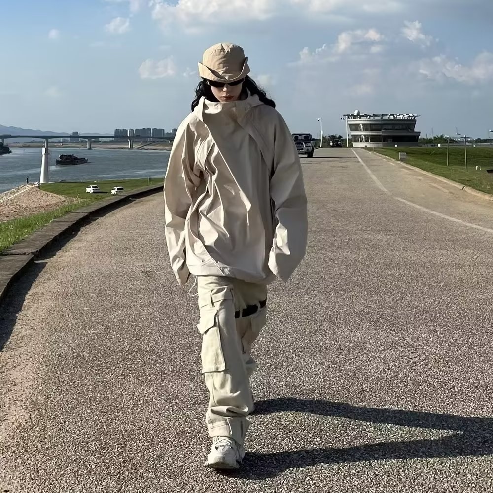 Ins High Street Trend Brand 2024 Primavera y otoño Chaqueta guapa Estilo de Hong Kong para hombres Estilo Harajuku japonés Chaqueta suelta de tendencia coreana