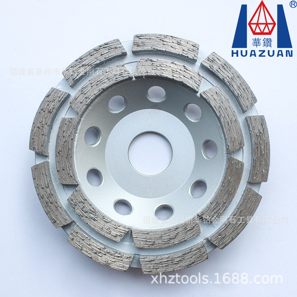 热压烧结金刚石磨片双排碗磨片 混凝土地坪花岗岩石材磨轮碗磨片