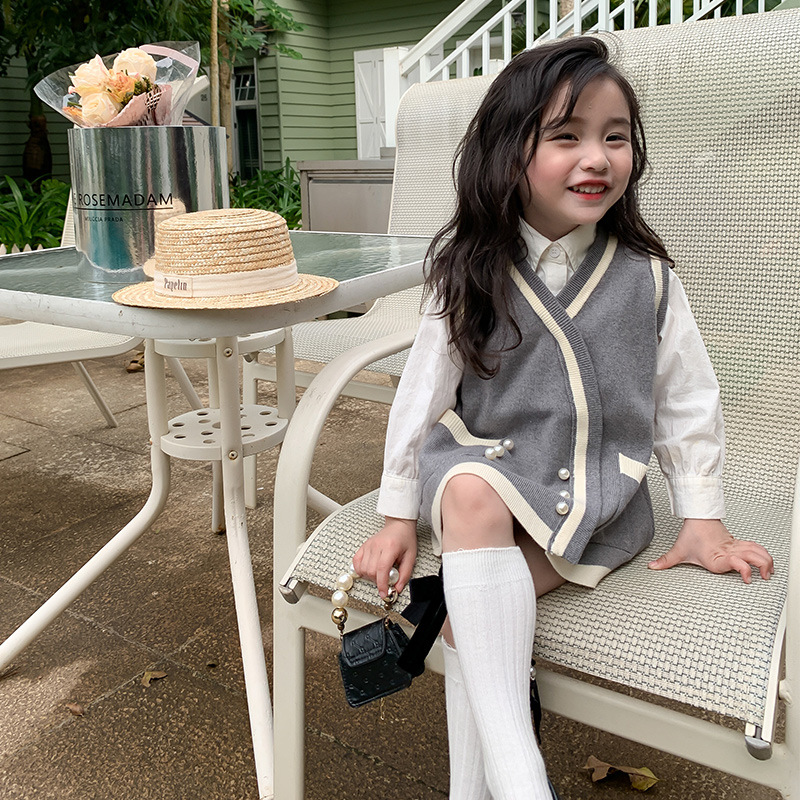 Gilet di lana per ragazze primavera e maglieria per bambini alla moda 2023, piccola giacca profumata, abbigliamento autunnale per bambini_voghion.com