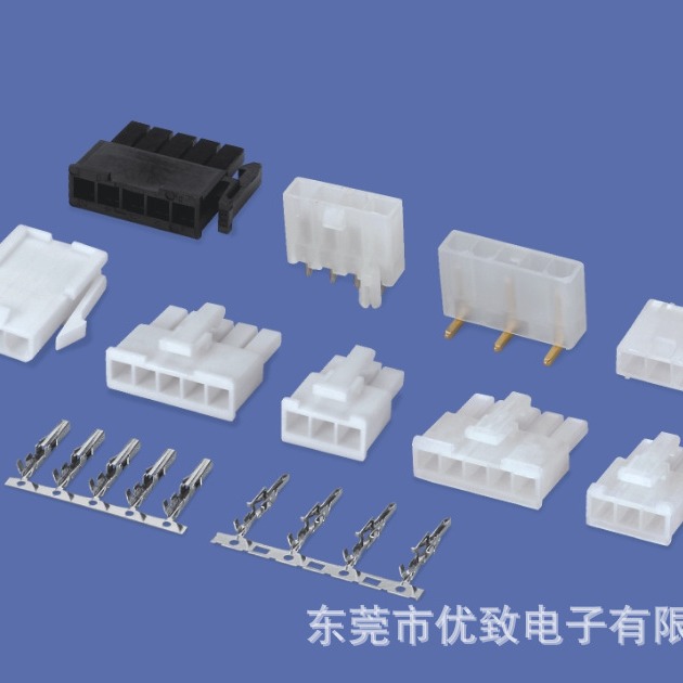 生产5556连接器 4.2针座 4.2连接器  4.2直针 5557弯针