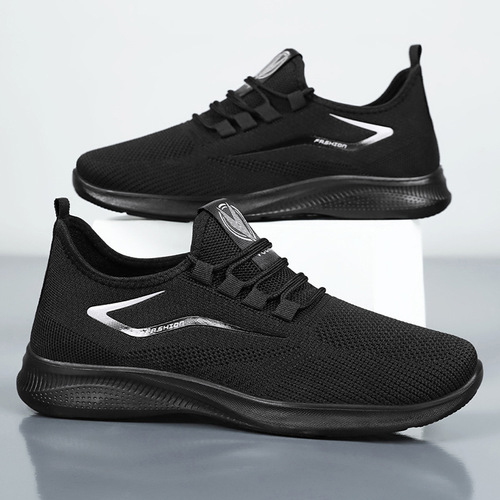 Men's Sports Shoes, Breathable Leisure, Factory Direct Sales, Dropshipping, Wholesale, Foreign Trade, Autumn New Flyknit Soft Sole Shoes