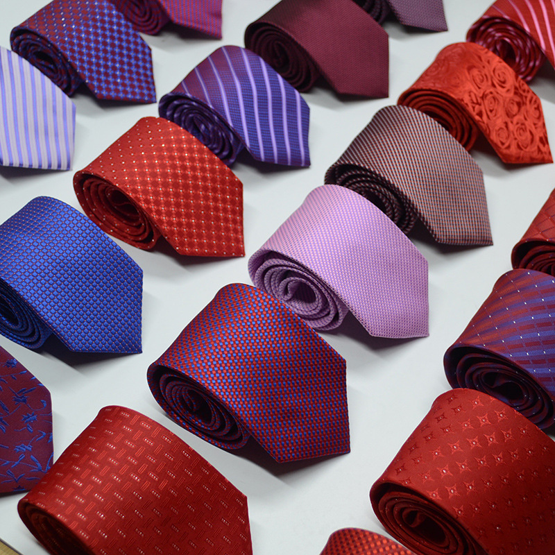 웨딩 패키지 도매 고밀도 스트라이프 자카드 블랙 핸드메이드 고급 비즈니스 넥타이