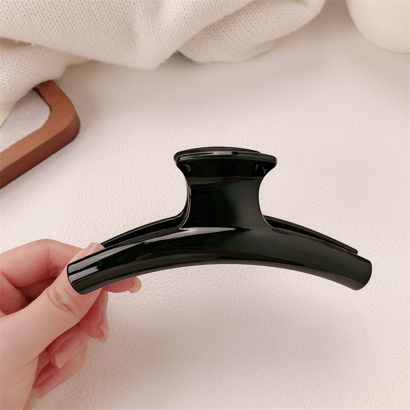 Pinza de Tiburón para Cabello Tamaño Grande de Plástico y Resina