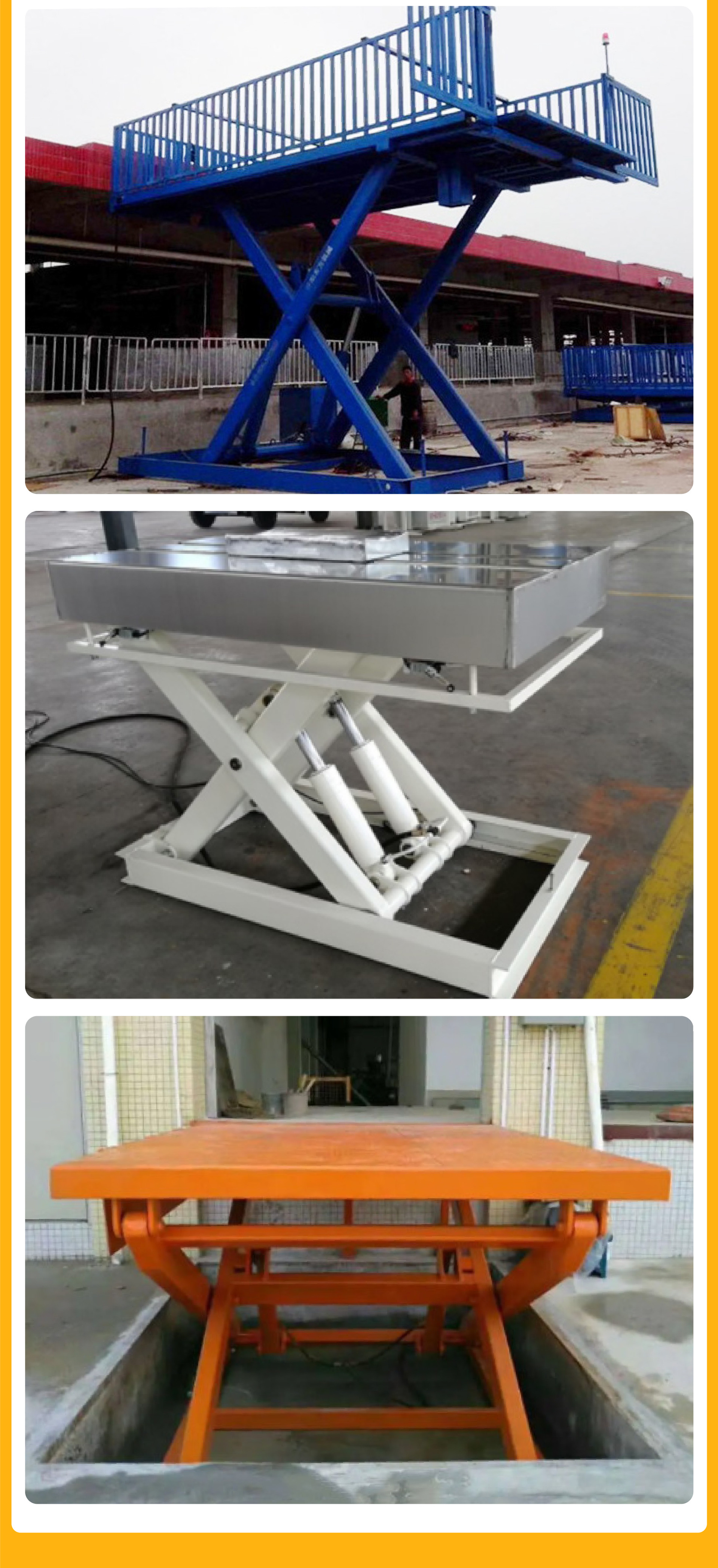 Fixed scissor lift workshop warehouse electric hydraulic lifting platform workshop forklift loading and unloading lifting platform